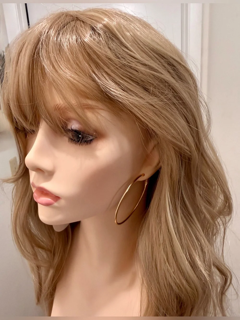 HAIR, 20” Straight Center Part with Bangs, Blondes